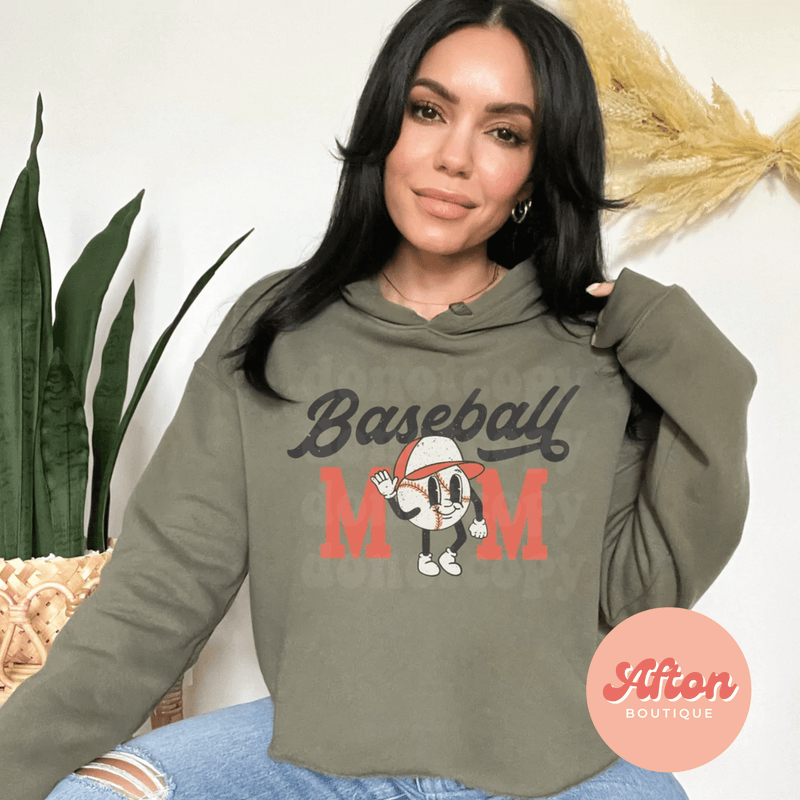 Baseball Mom Shirt (Preorder) - Afton Boutique