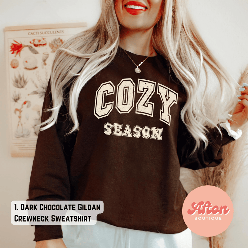 Beige Cozy Season Shirt (Preorder) - Afton Boutique