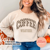 Checkered Coffee Weather Shirt (Preorder) - Afton Boutique