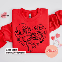 Doggie Heart Shirt (Preorder) - Afton Boutique