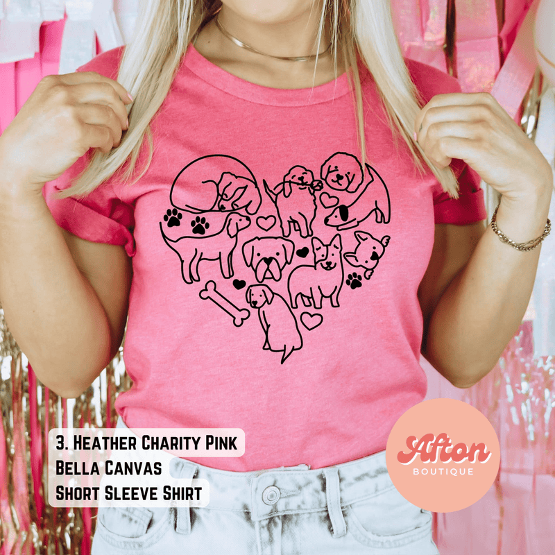 Doggie Heart Shirt (Preorder) - Afton Boutique