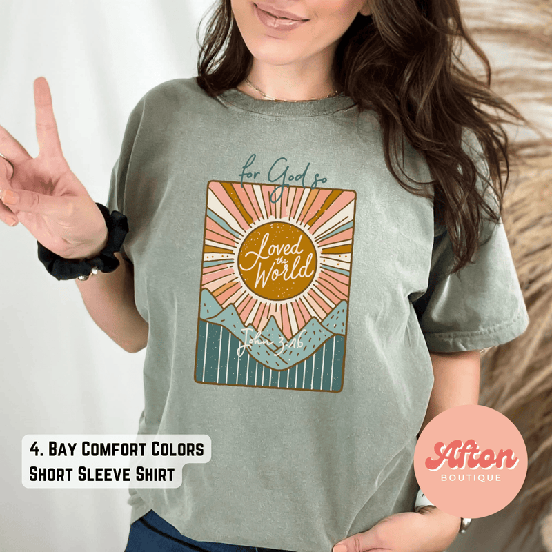 For God so Loved the World Shirt (Preorder) - Afton Boutique