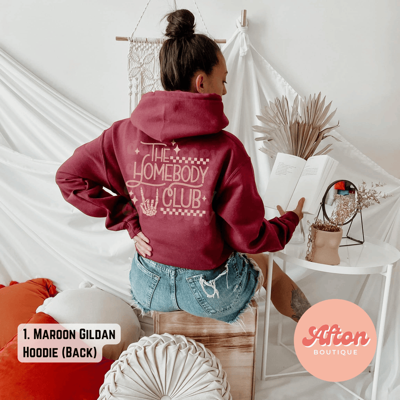 Homebody Club with Pocket Shirt (Preorder) - Afton Boutique
