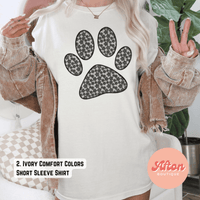 Lace Paw Print Shirt (Preorder) - Afton Boutique