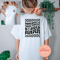 Loud Mouth Soccer Mama with Pocket Shirt (Preorder) - Afton Boutique