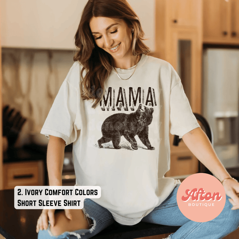 Mama Bear Shirt (Preorder) - Afton Boutique