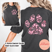 Paw Bows Shirt (Preorder) - Afton Boutique