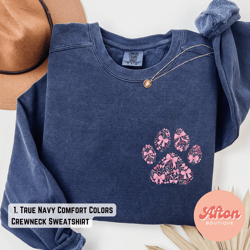 Paw Bows Shirt (Preorder) - Afton Boutique