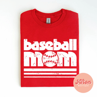 Retro Baseball Mom Shirt (Preorder) - Afton Boutique
