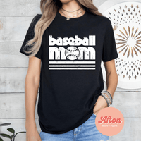 Retro Baseball Mom Shirt (Preorder) - Afton Boutique