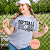 Softball Mom Leopard Shirt (Preorder) - Afton Boutique