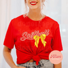 Softball with bow Shirt (Preorder) - Afton Boutique
